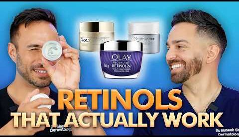 Derm Compares Olay Regenerist Retinol 24 vs Neutrogena Rapid Wrinkle Repair vs RoC Retinol Correxion